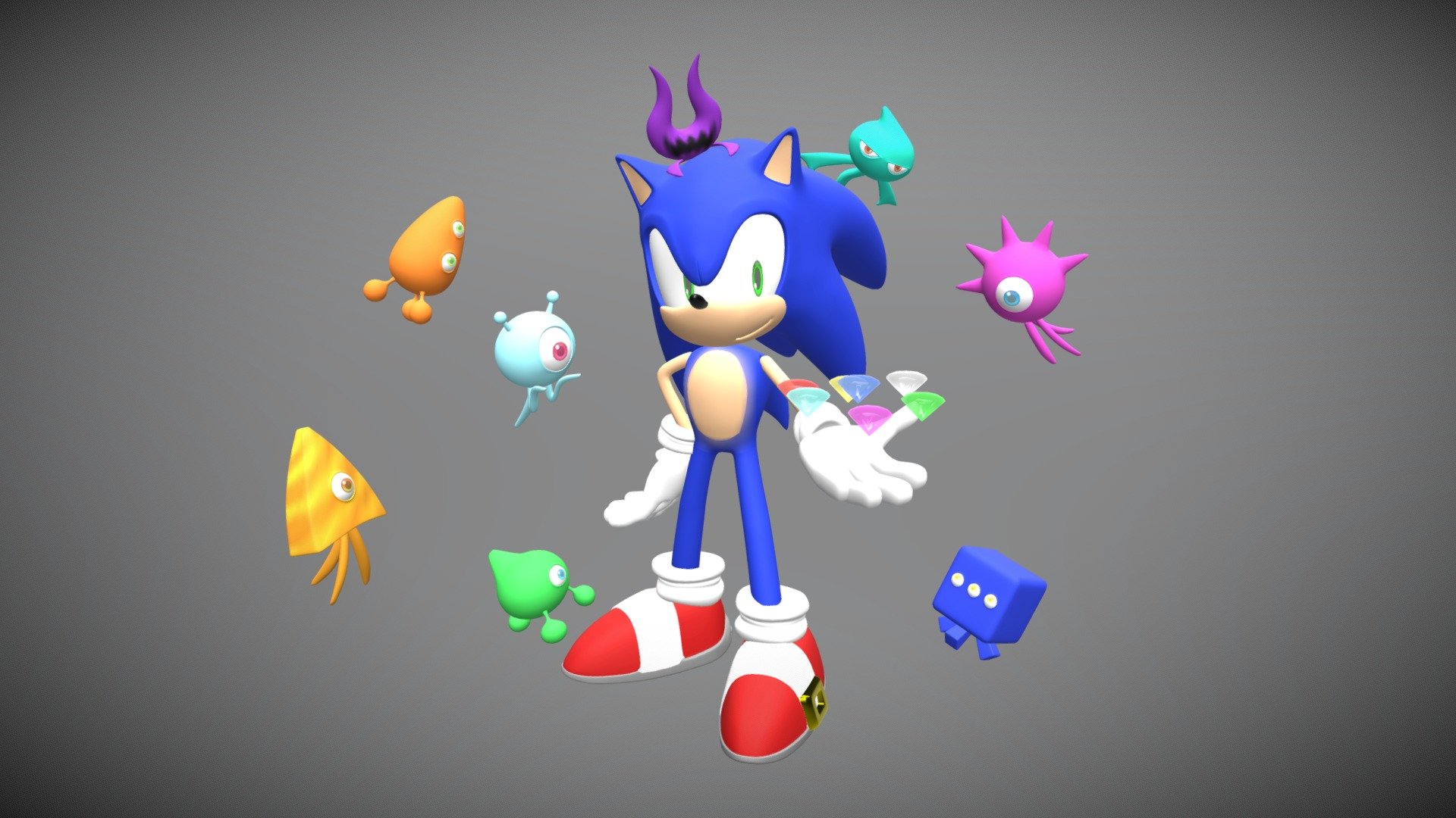 Wii - Sonic Colors - Sonic - Download Free 3D model by shulktime626  (@shulktime626) [5db5890]