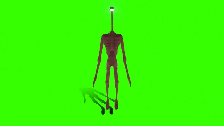 light head filtered unrigged body fixed 3D Model