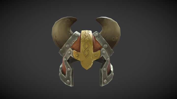 [Student Work] Viking Helmet 3D Model