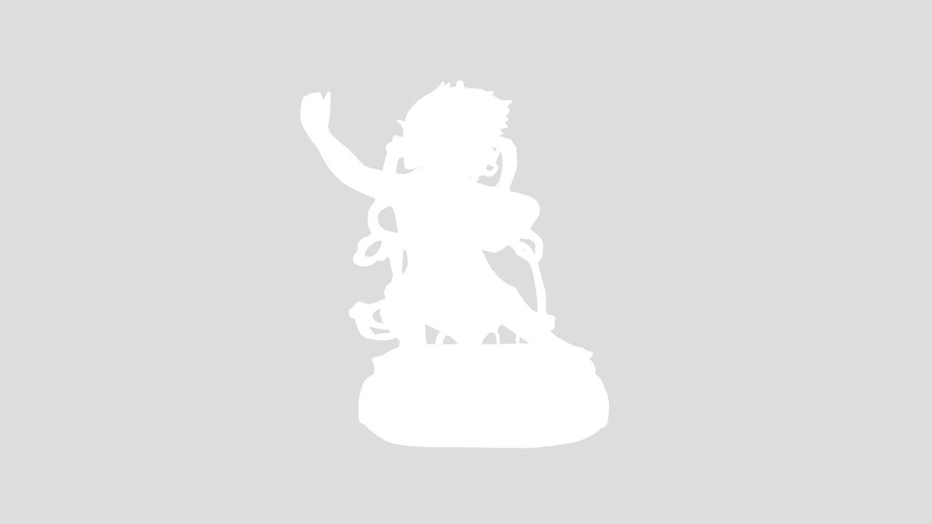 Standing Bodhisattva Statue Gold