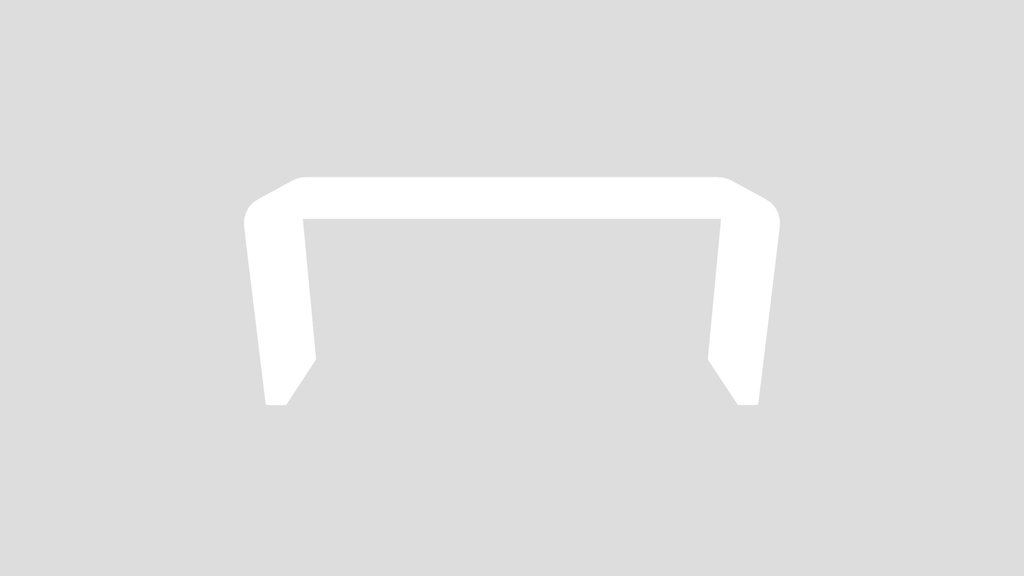 Modern Entry Console Table Sculptural Metal Ha