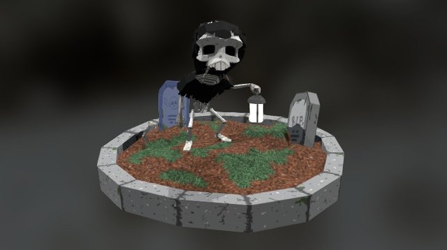 Graveyard Sentinel 3D Model