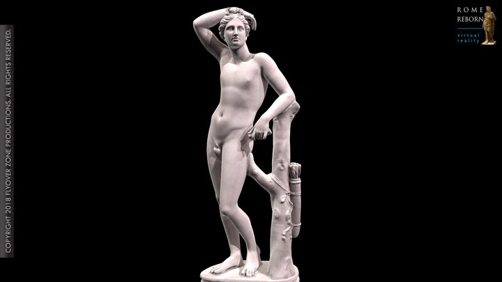 3D rendering of Apollo Lykeios