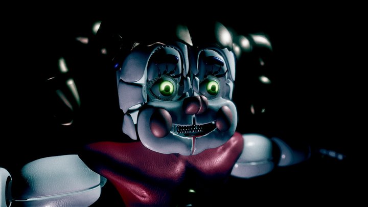 EmeraldMadness Circus Baby V2 3D Model
