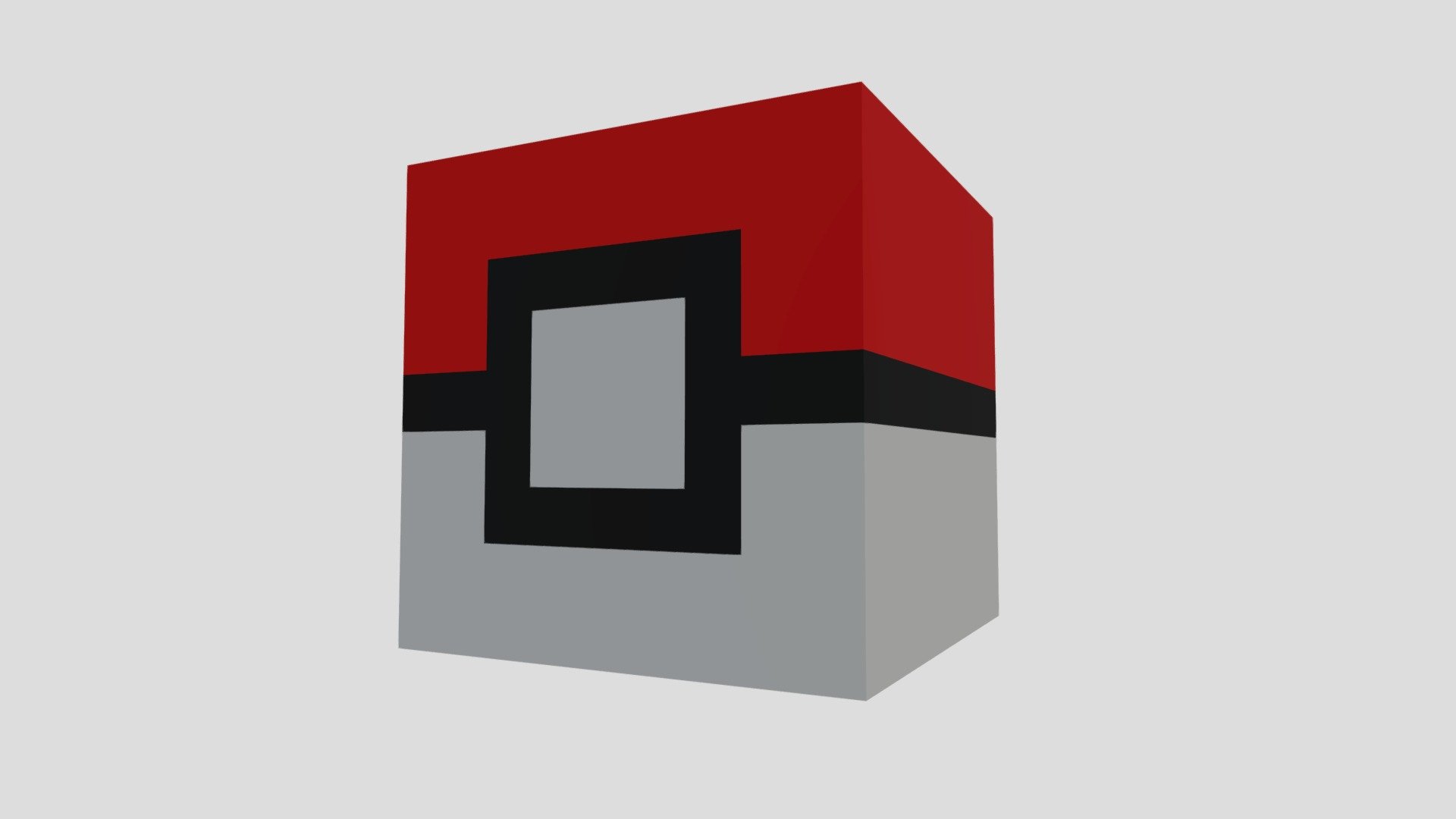 Pokémon Quest Pokeball — Sketchfab embed 3D viewer