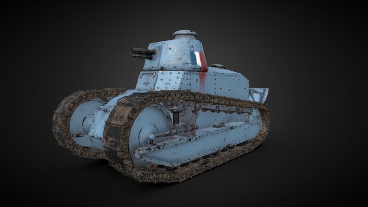 Renault FT 3D Model