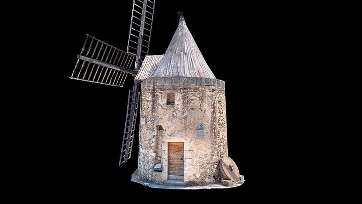 Moulin de Daudet (Daudet's Mill) 3D Model