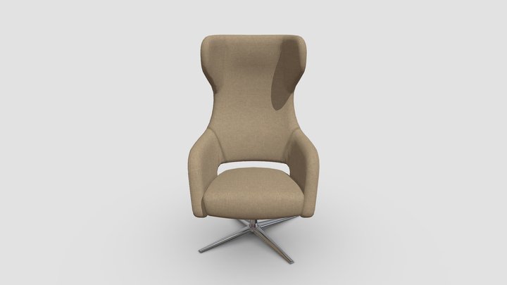Flexform Lounge Chair 3D Model