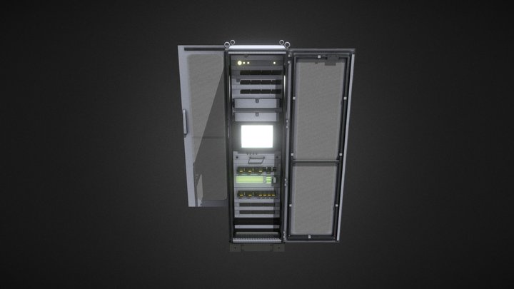 Сontrol cabinet 3D Model