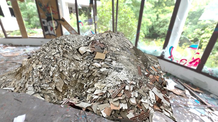 3D Scan_ pile of concrete 3D Model
