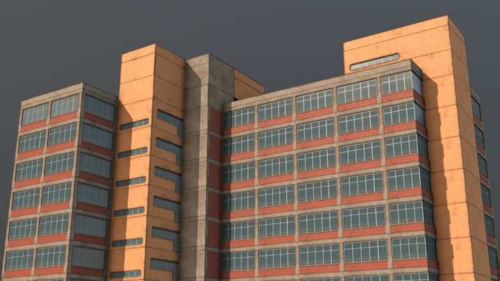 Old Office Building 3D Model