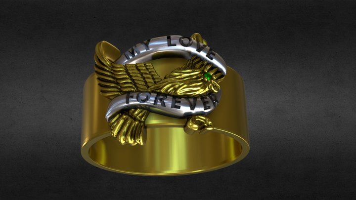 Love Ring 3D Model
