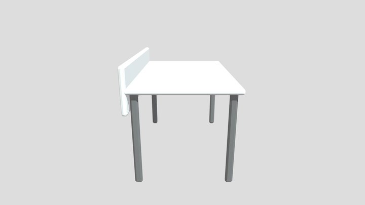 Low Poly Desk table 3D Model