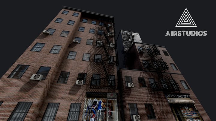 Low Poly - New York Building 3D Model