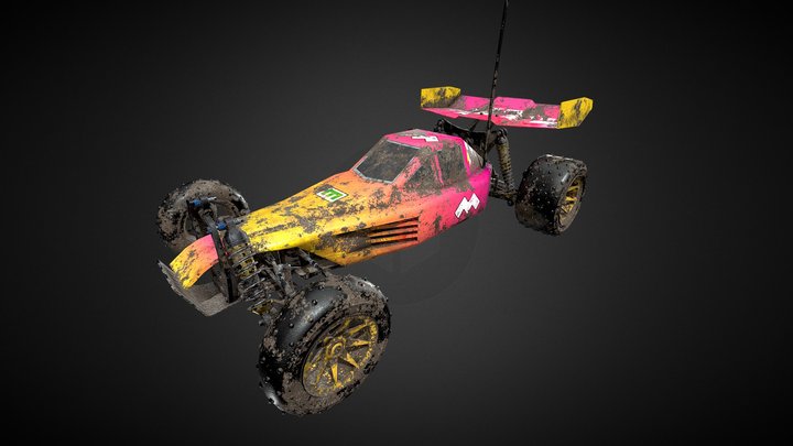 Re-volt Dust Mite (muddy) 3D Model