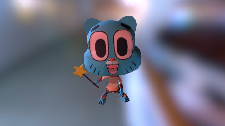 Vanilla Gumball 3D Model