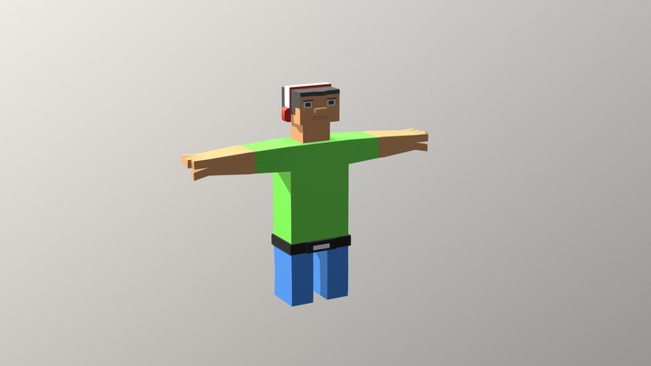 minecraft man 3D Model
