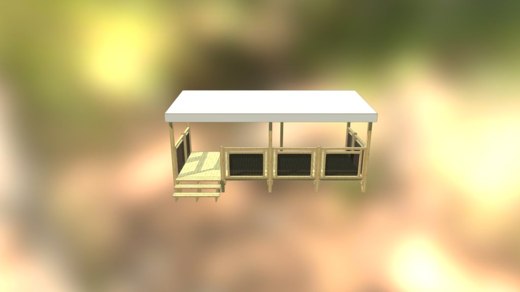Terrasse couverte 6,00x2,60m