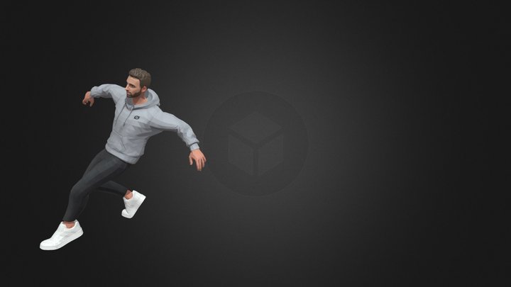 Ready Player Me Avatar sudadera CØØL 3D Model
