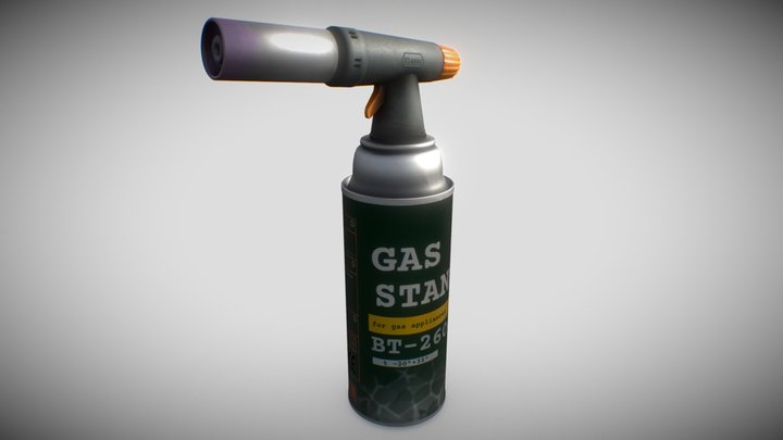 Gas-Burner 3D Model