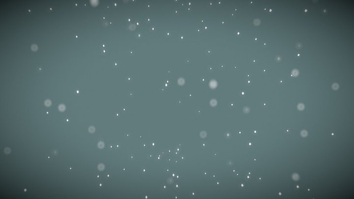 Seamless falling snow 3D Model