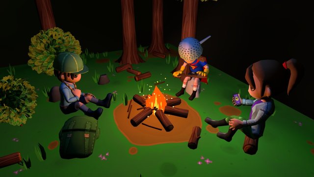K-Brothers Adventures - Diorama 3D Model