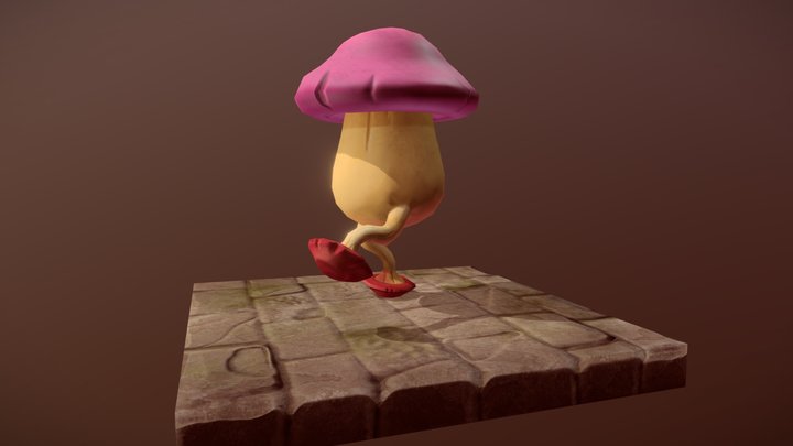 Walking Mushroom ( Dungeon Meshi) 3D Model