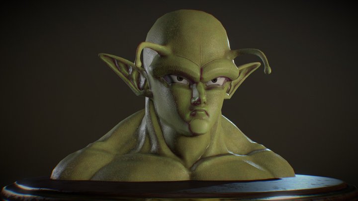 Piccolo Bust 3D Model