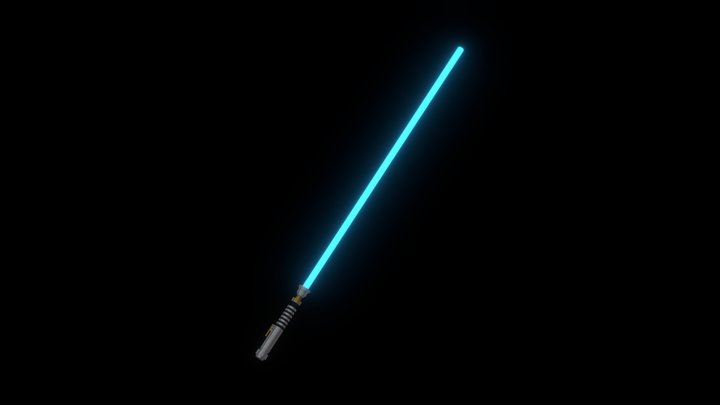 Star Wars Lightsaber (Obi-Wan) 3D Model