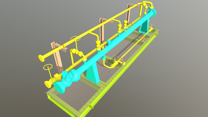 PIG Launcher Receiver 3D Model
