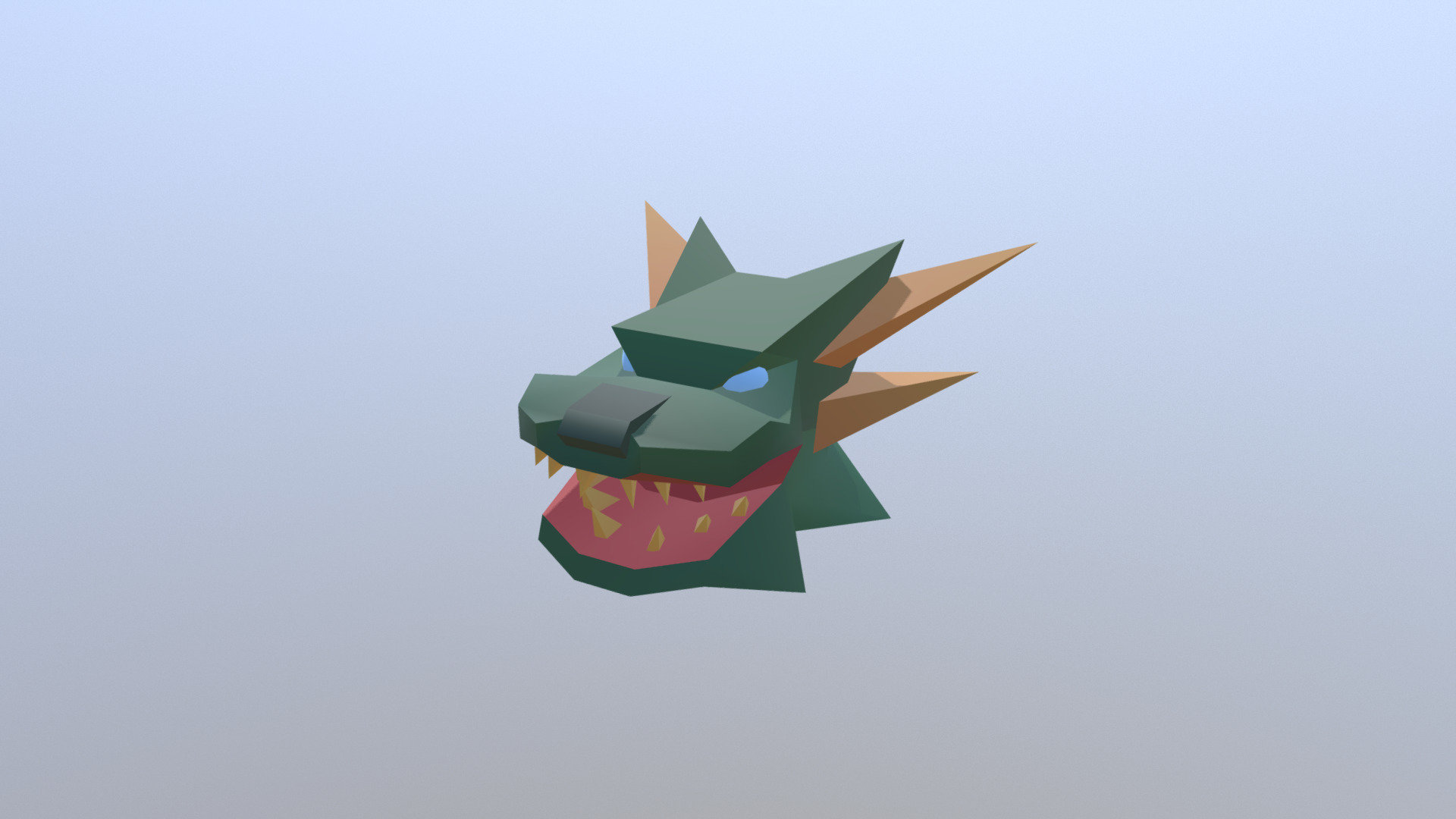 Dragon Head 4 - Download Free 3D model by BenjiToddArtist [9d27a32 ...