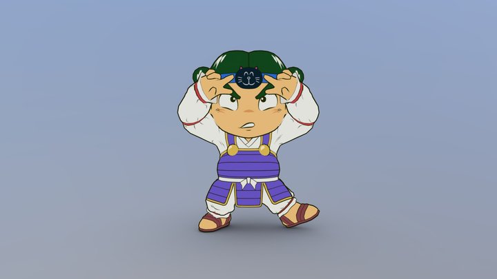 [ Bikkuriman ] ヤマト王子 [ ビックリマン ] 3D Model