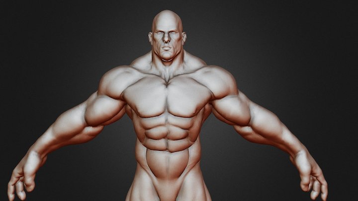 Musc Guy 3D Model