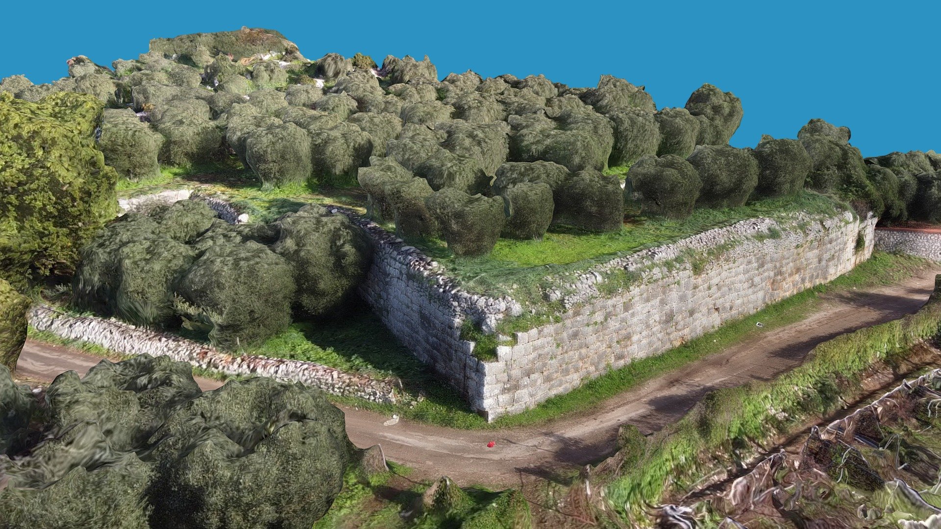 Basement of a Roman villa in locality Monticchio