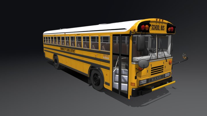 Blue Bird All American FE (A3FE) 3D Model