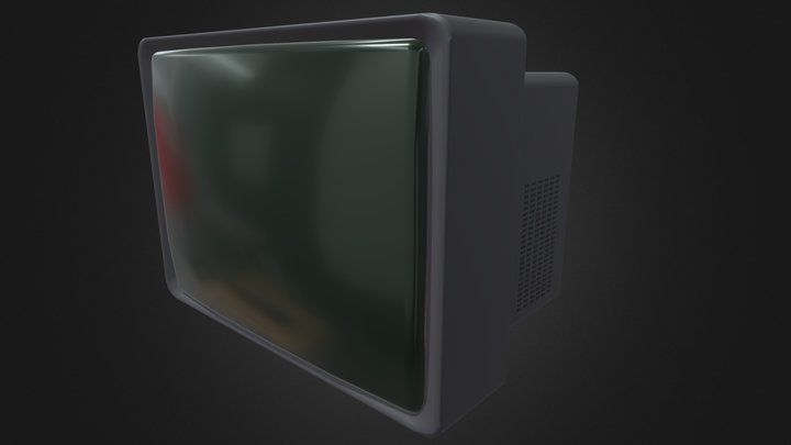 crt tv 3D Model