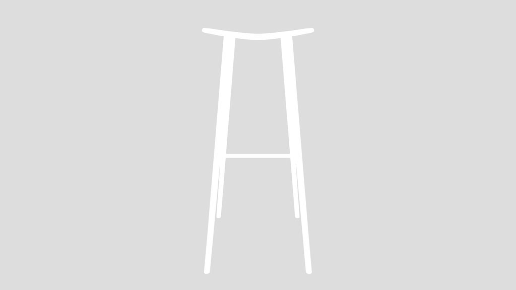 Wooden Counter Stool
