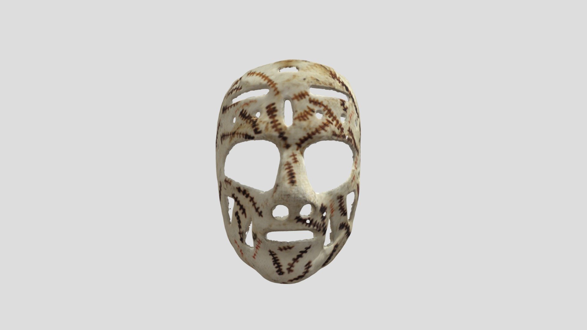 Hockey Mask Front Scan