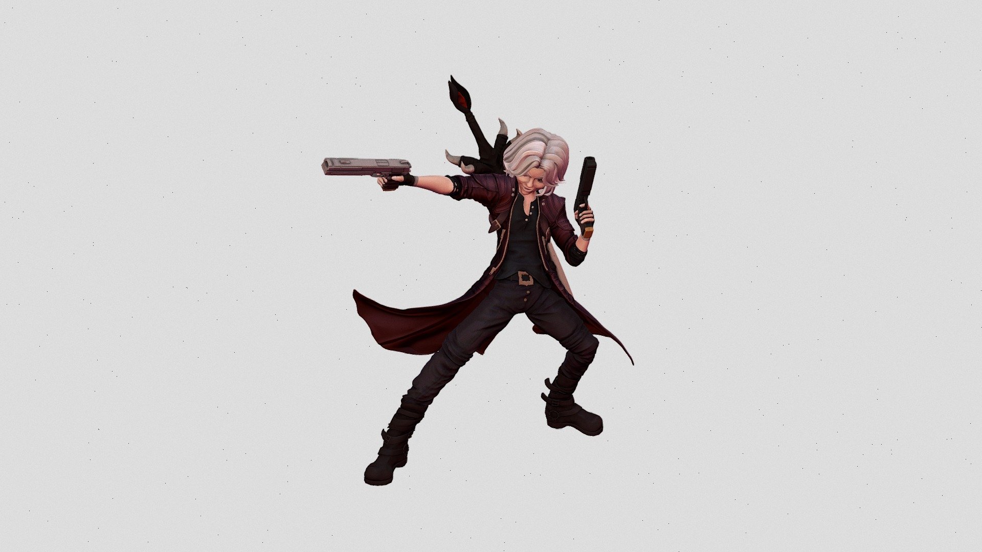 ArtStation - DmC Dante reboot - pixel art