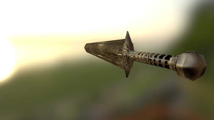 Dwarven sword (skyrim) 3D Model