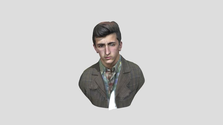 Young Gentleman Portrait 3D Model