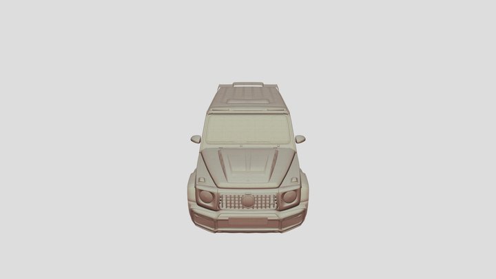 G63 BRABUS aliviada ao maximo 3D Model