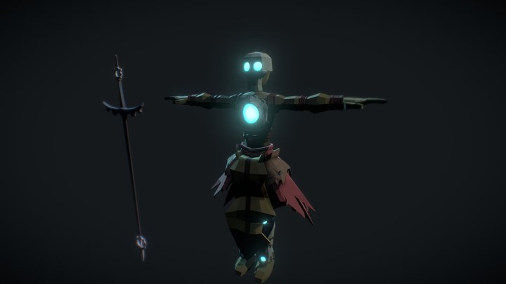Xelor Low poly 3D Model