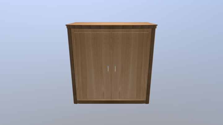 Wardrobe (Lemari) 3D Model