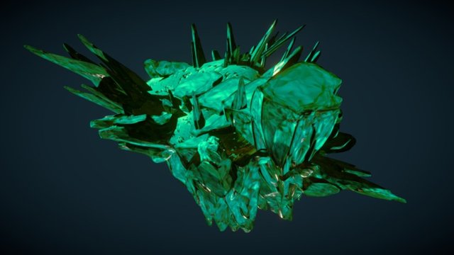 Crystal Islands 3D Model