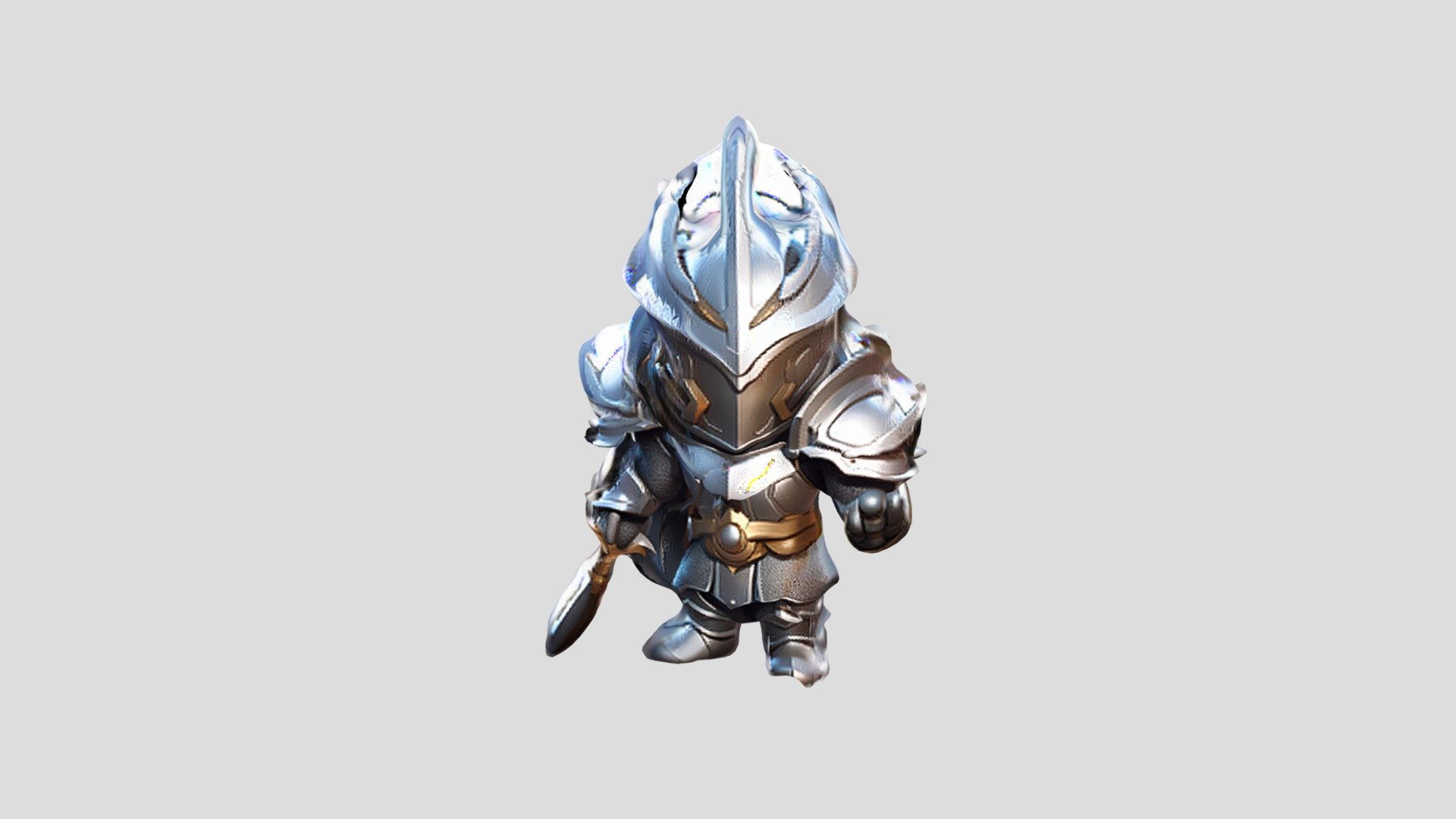 Small knight with sword and armor A small kni - Download Free 3D model ...