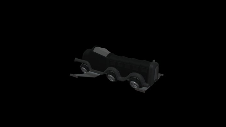 Royal Hover Car 3D Model