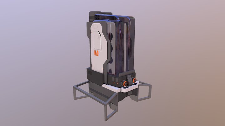 Water Purifier 3D Model