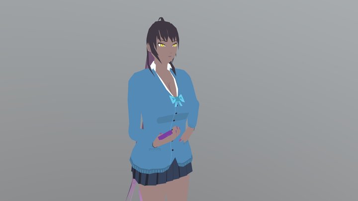 [Blue Archive] Karin Kakudate 3D Model