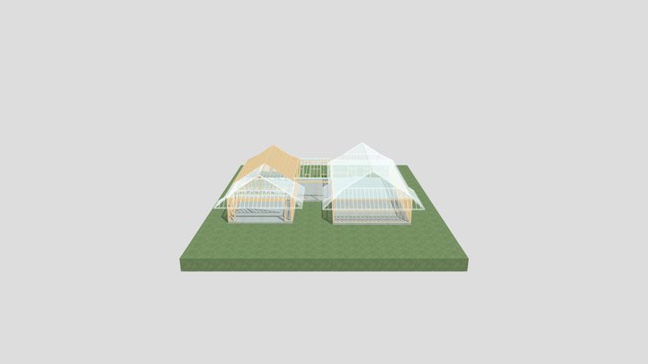 PATIO GABLE PINTURA 3D Model